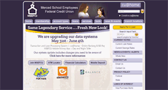 Desktop Screenshot of mercedschoolcu.org