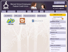 Tablet Screenshot of mercedschoolcu.org